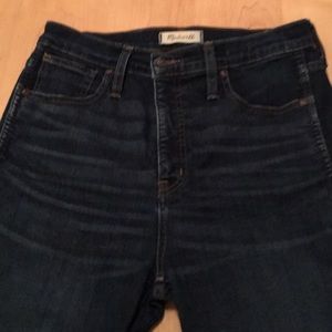 Madewell 10-inch high rise skinny jeans